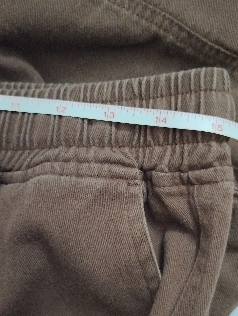 Men's Cargo Jogger Style Streetwear Elastic Waist Comfort XL Brown